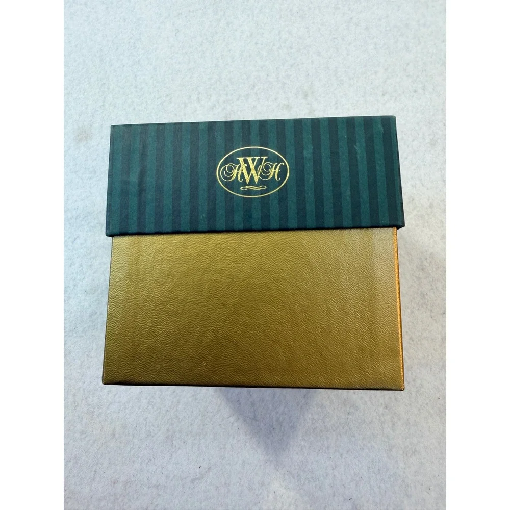 Waterford Holiday Heirlooms Avoca Grande Ball Gold Glass Ornament Limited Series